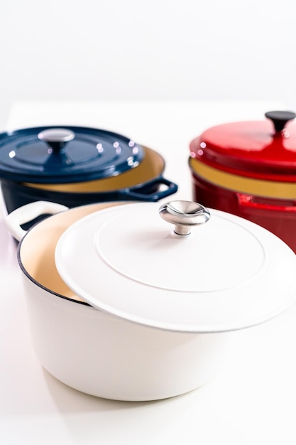 Kuchnia z garnkiem na kuchence